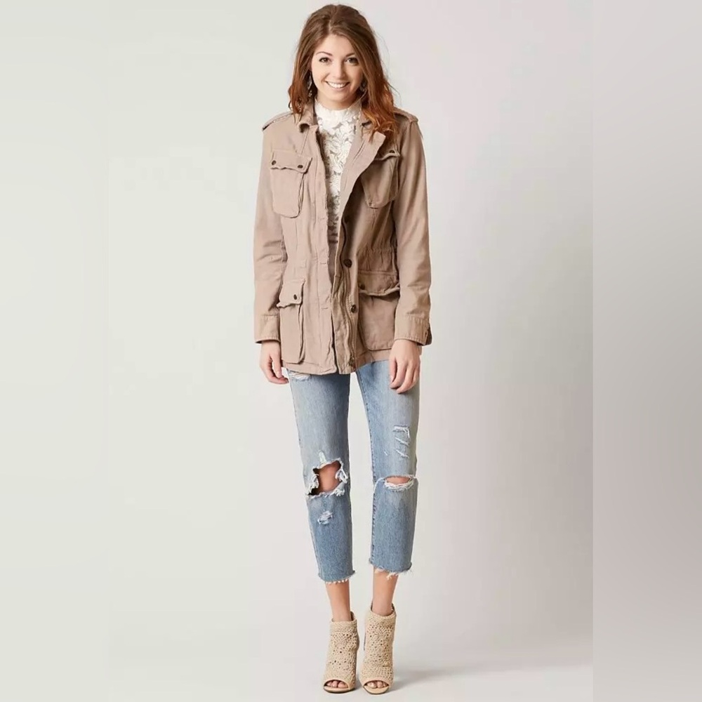 Free People Tan Not Your Brother’s Jacket - Rose (Tan)